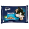 Karma Kot Felix Fantastic Łosoś Plastry 4*85 G Nestle